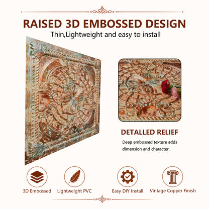 PAINTSDECOR PL31 Palazzo Clay ceiling tile product image