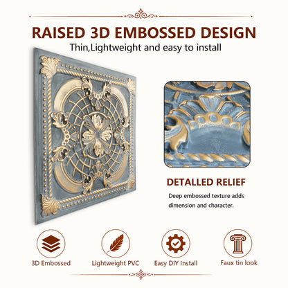 PAINTSDECOR PL31 Smoked gold ceiling tile product image