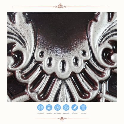 PAINTSDECOR PL31 Traditional silver ceiling tile product image