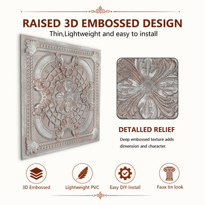 PAINTSDECOR PL31 Weathered Iron ceiling tile product image