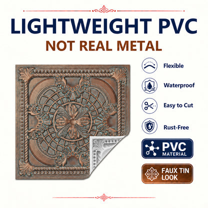 PAINTSDECOR PL31 Weathered copper ceiling tile product image