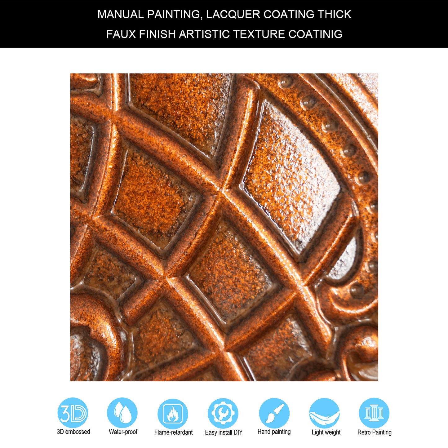 10tiles/lot Vintage Ceiling Panels for Guesthouses, Heritage Hotels and Classic Interior Styles PL31