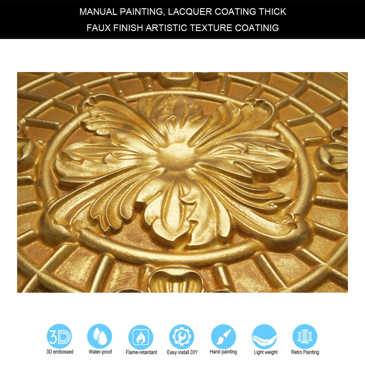 10tiles/lot Vintage Ceiling Panels for Guesthouses, Heritage Hotels and Classic Interior Styles PL31