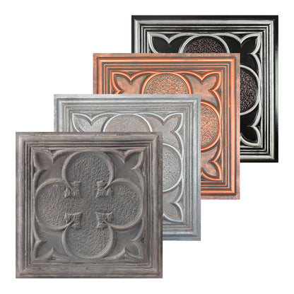 10tiles/lot Faux Metal Ceiling Tiles for Bars, Cafés, Lounges and Contemporary Interiors PL35