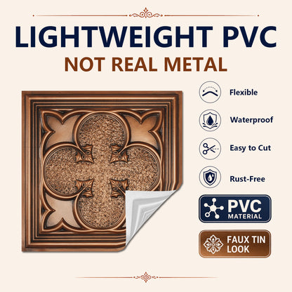PAINTSDECOR PL35 Aged copper ceiling tile product image