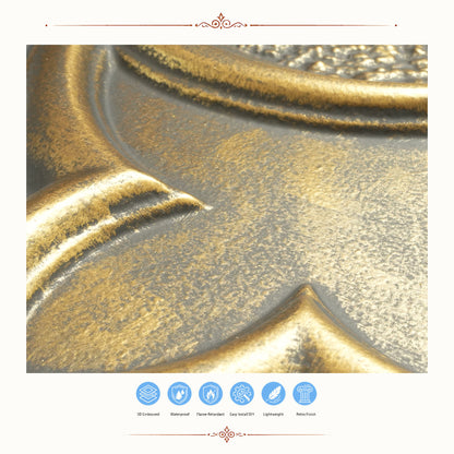 PAINTSDECOR PL35 Ancient gold ceiling tile product image