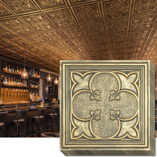 PAINTSDECOR PL35 Ancient gold ceiling tile product image