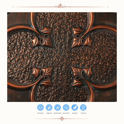 PAINTSDECOR PL35 Blackened Copper ceiling tile product image