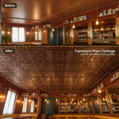 PAINTSDECOR PL35 Blackened Copper ceiling tile product image