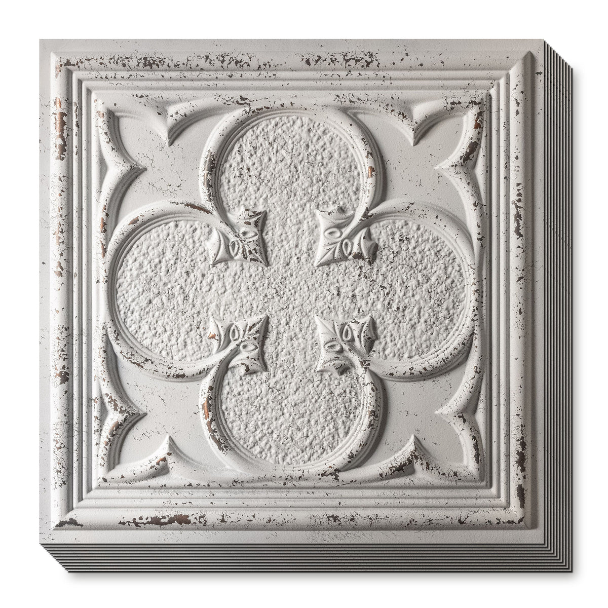 PAINTSDECOR PL35 Distress crack white black ceiling tile product image