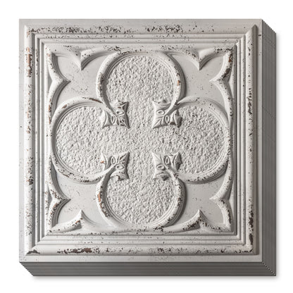 PAINTSDECOR PL35 Distress crack white black ceiling tile product image