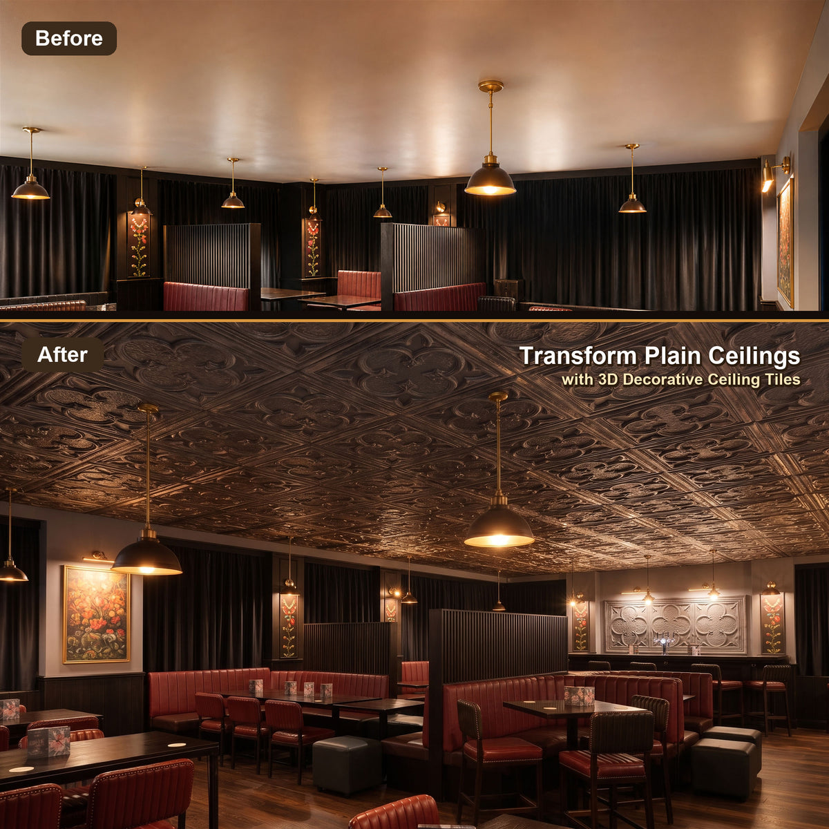 PAINTSDECOR PL35 Driftwood ceiling tile product image