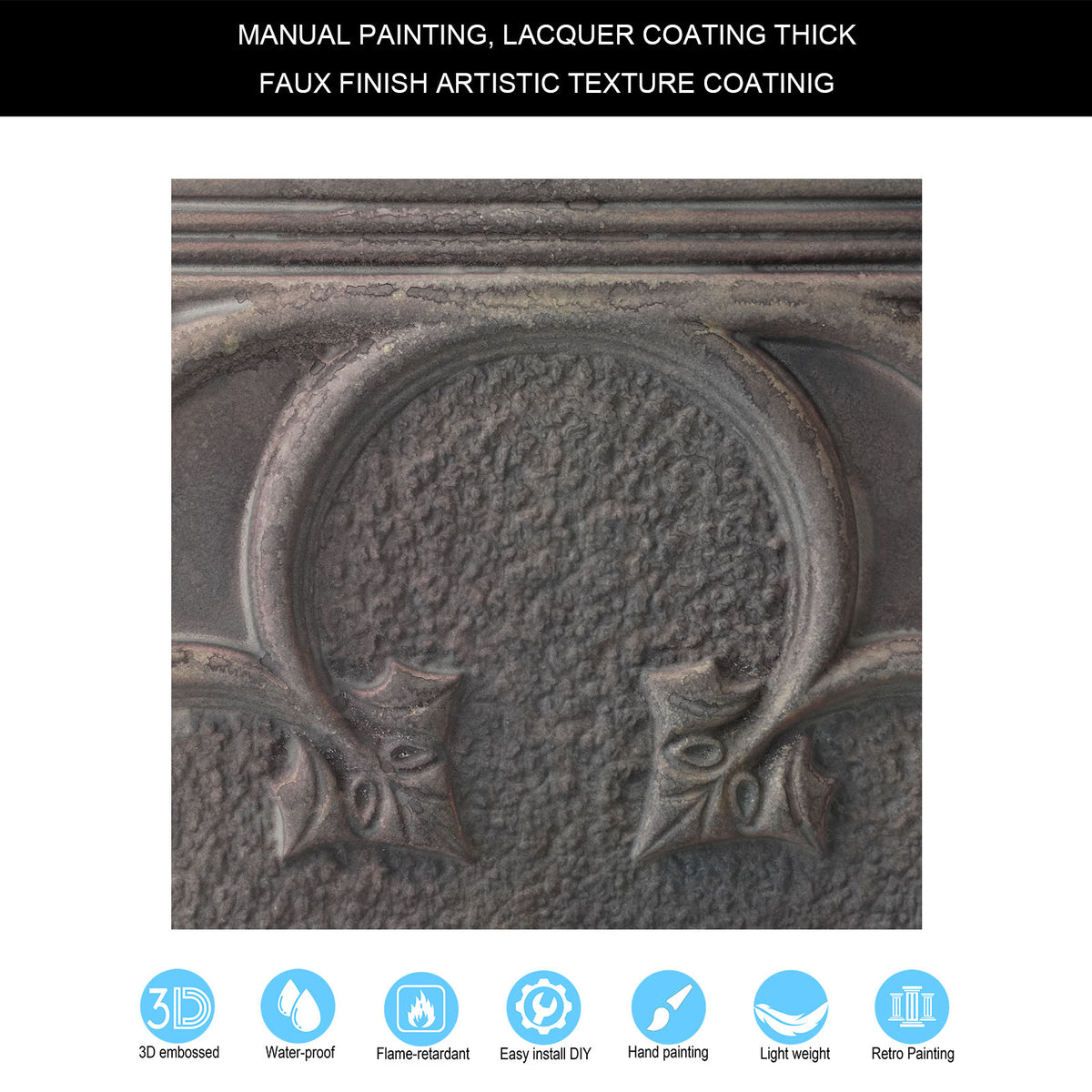 PAINTSDECOR PL35 Driftwood ceiling tile product image