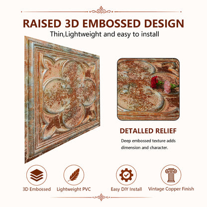 PAINTSDECOR PL35 Palazzo Clay ceiling tile product image