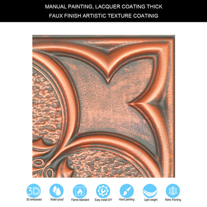PAINTSDECOR PL35 Rustic copper ceiling tile product image