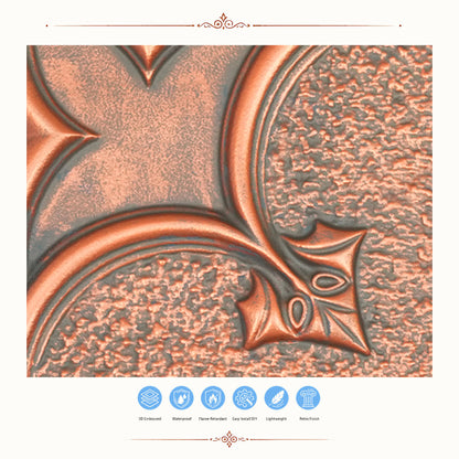 PAINTSDECOR PL35 Rustic copper ceiling tile product image