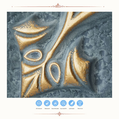 PAINTSDECOR PL35 Smoked gold ceiling tile product image