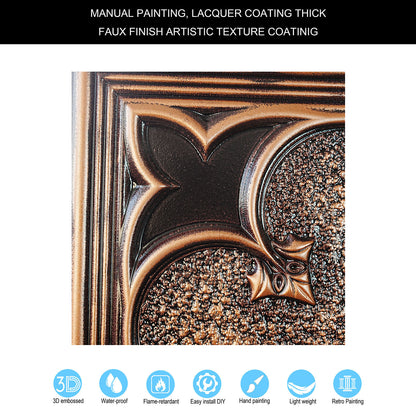 PAINTSDECOR PL35 Traditional copper ceiling tile product image