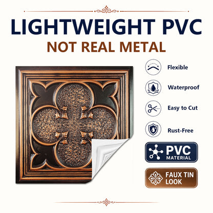 PAINTSDECOR PL35 Traditional copper ceiling tile product image