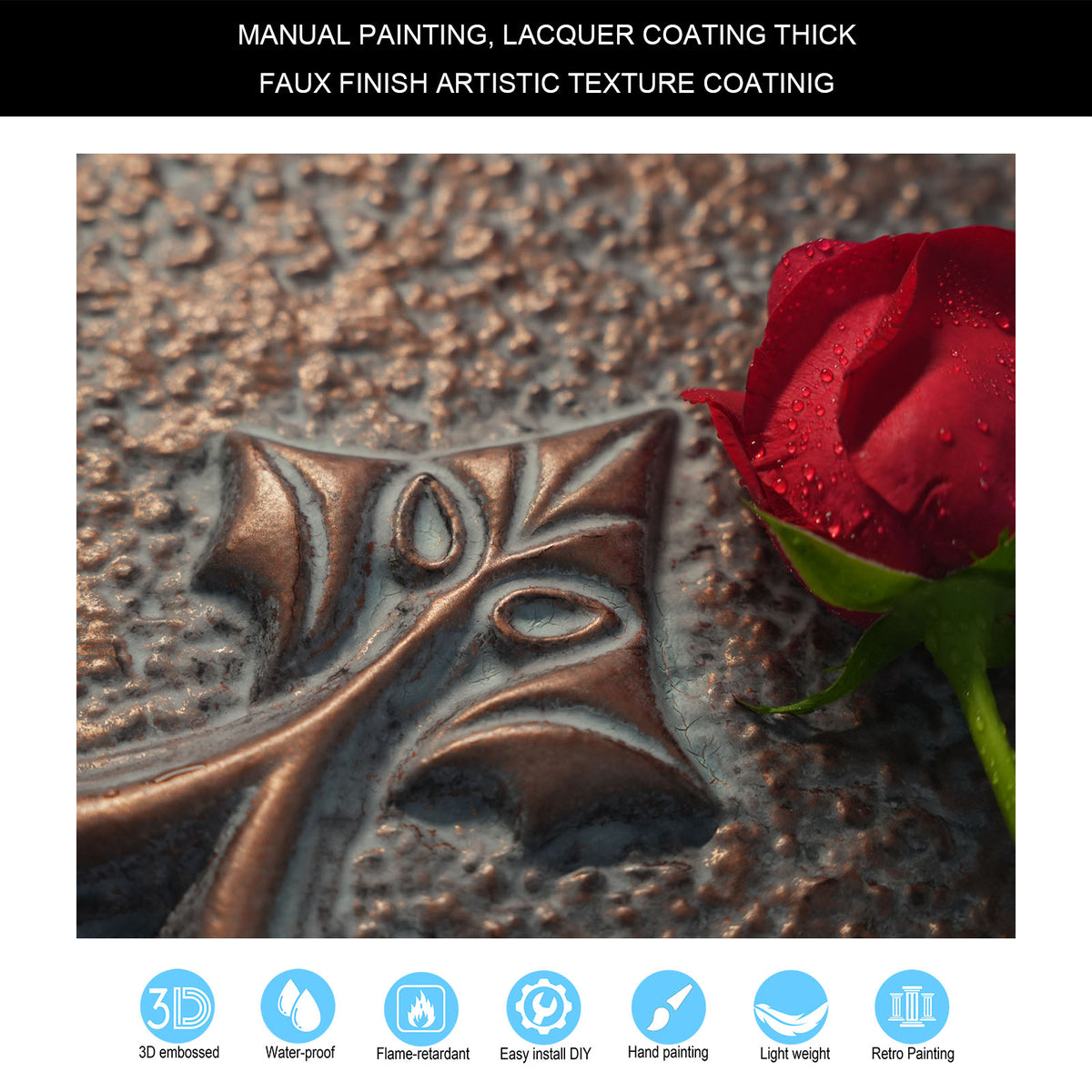 PAINTSDECOR PL35 Weathered copper ceiling tile product image