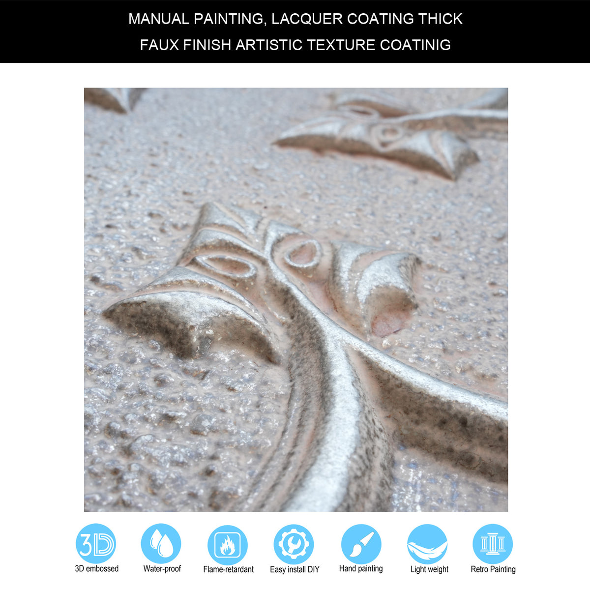 PAINTSDECOR PL35 Weathered Iron ceiling tile product image