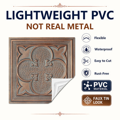 PAINTSDECOR PL35 Weathered copper ceiling tile product image