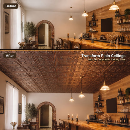 PAINTSDECOR PL35 Weathered copper ceiling tile product image
