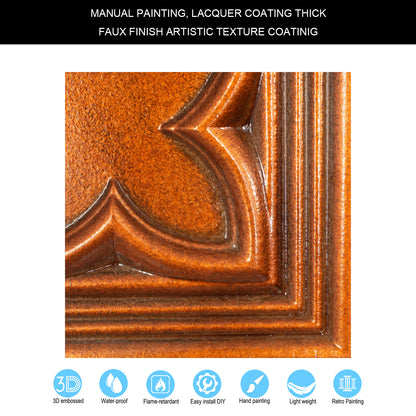 10tiles/lot Tin Ceiling Tiles for Book Cafés, Literary Stores and Creative Cultural Spaces PL35