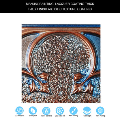 10tiles/lot Tin Ceiling Tiles for Book Cafés, Literary Stores and Creative Cultural Spaces PL35