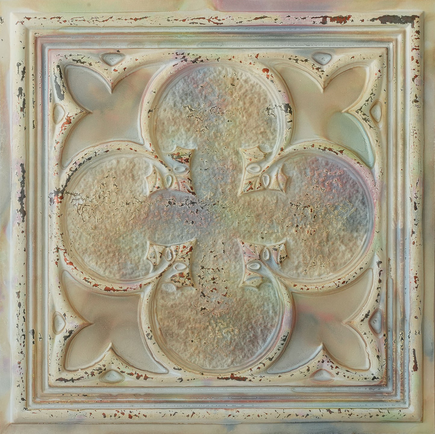 10tiles/lot Textured PVC Ceiling Tiles for Light-Luxury Restaurants, Salons and Beauty Studios PL35