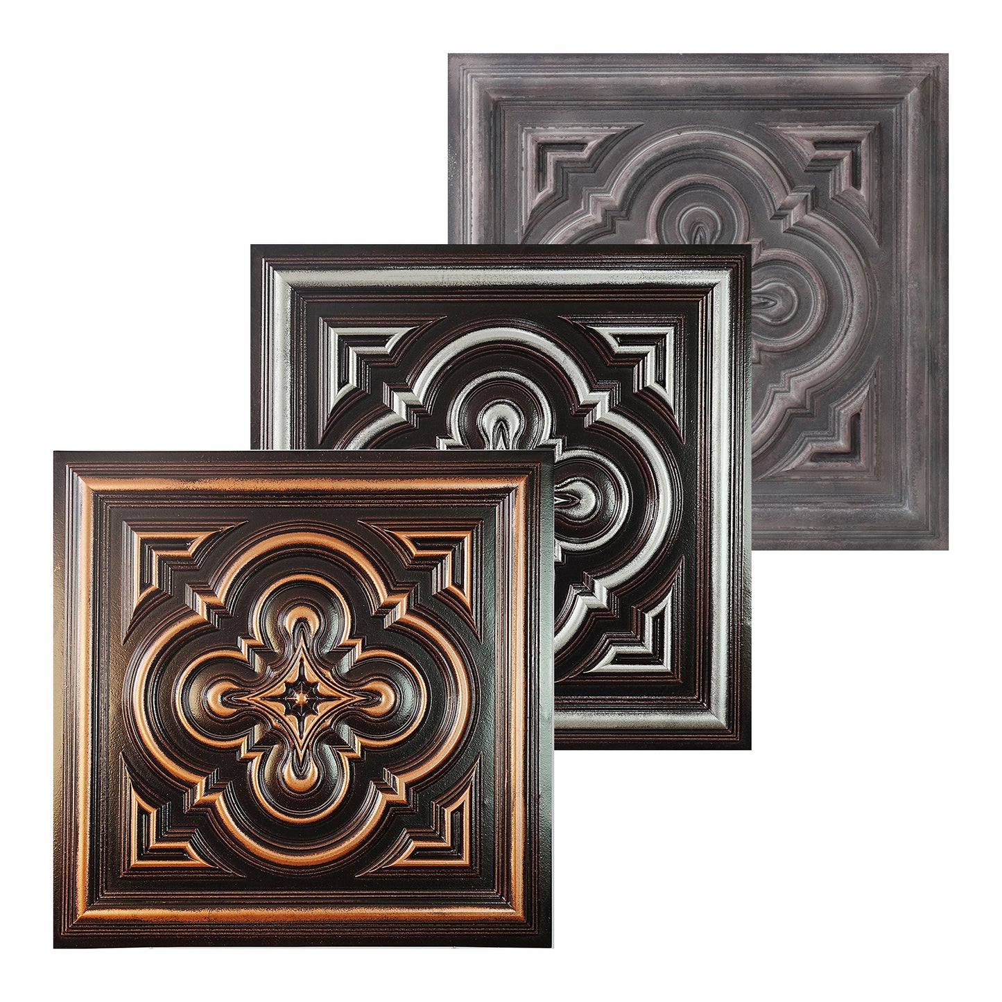 10tiles/lot Textured PVC Panels for Modern Apartments, Villas and Office Interiors PL36