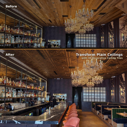 PAINTSDECOR PL36 Aged copper ceiling tiles