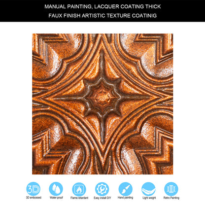 10tiles/lot Aged Decorative Ceiling Panels for Rustic Inns, Guesthouses and Boutique Hotels PL36