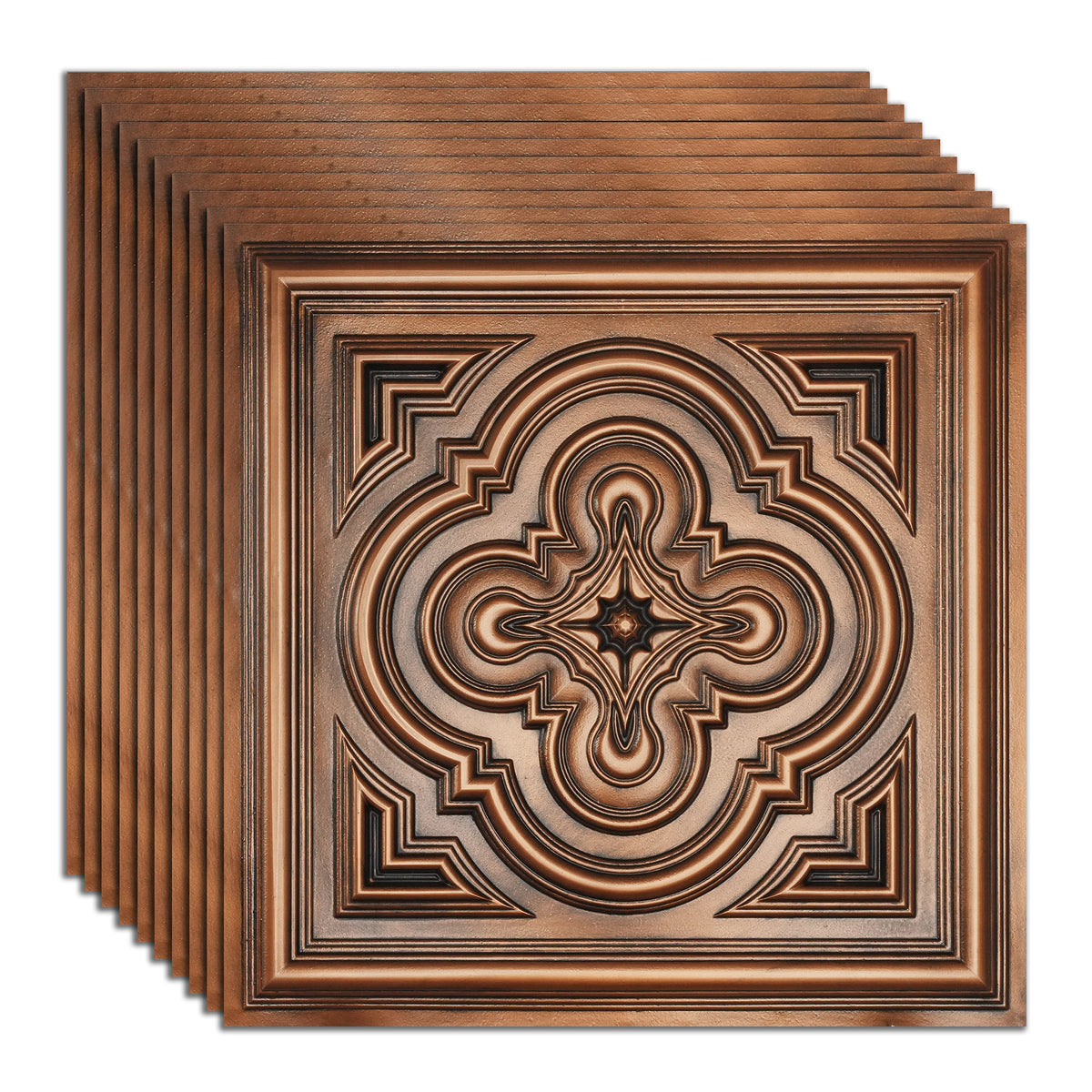 PAINTSDECOR PL36 Aged copper ceiling tiles