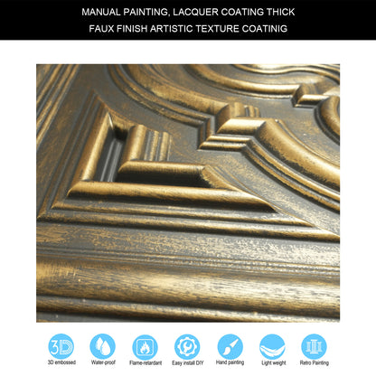 PAINTSDECOR PL36 Ancient gold ceiling tiles