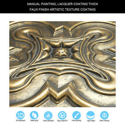 PAINTSDECOR PL36 Ancient gold ceiling tiles