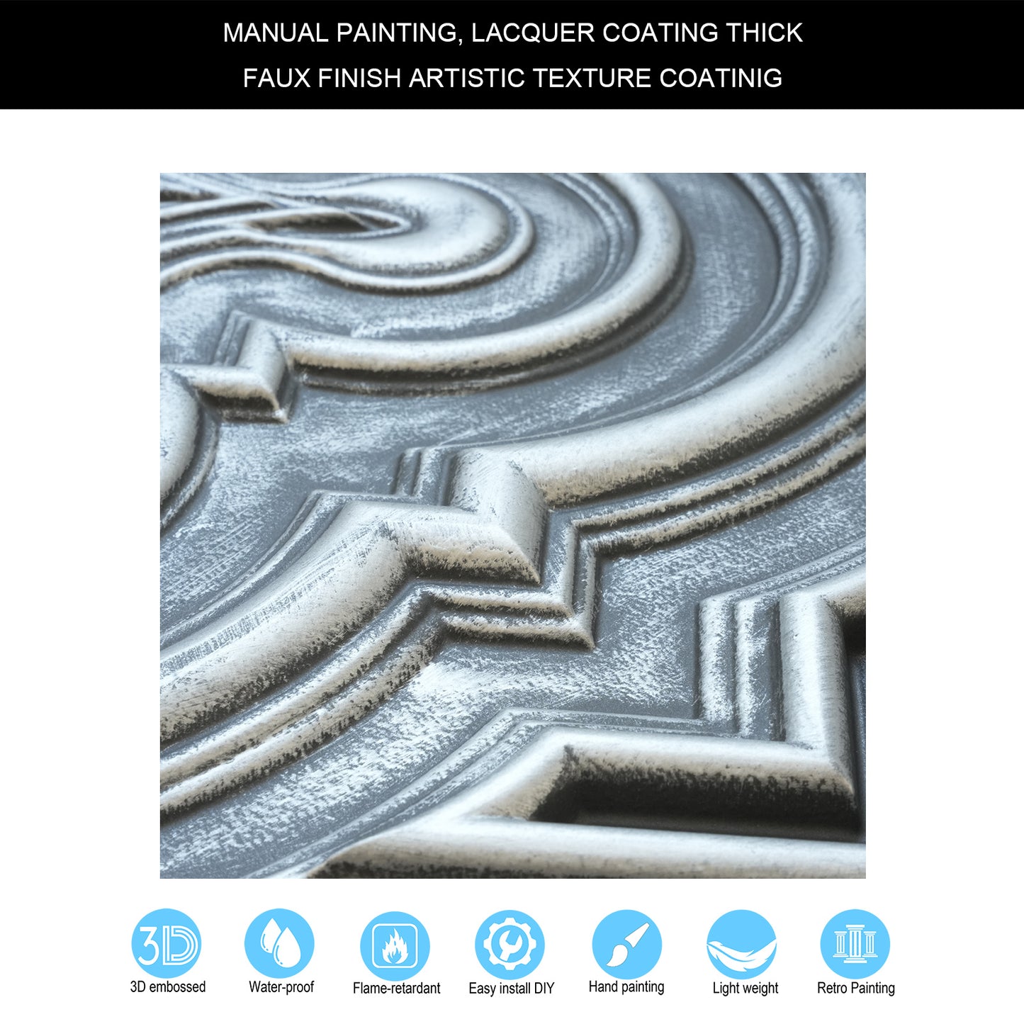 10tiles/lot Aged Decorative Ceiling Panels for Rustic Inns, Guesthouses and Boutique Hotels PL36