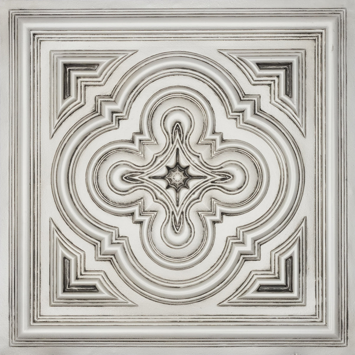 PAINTSDECOR PL36 Aged white ceiling tiles