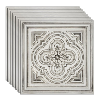 PAINTSDECOR PL36 Aged white ceiling tiles