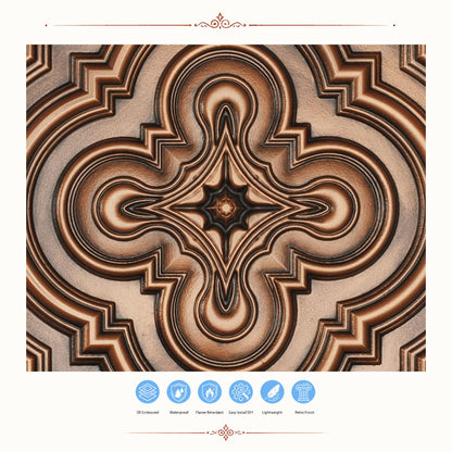 PAINTSDECOR PL36 Aged copper ceiling tiles