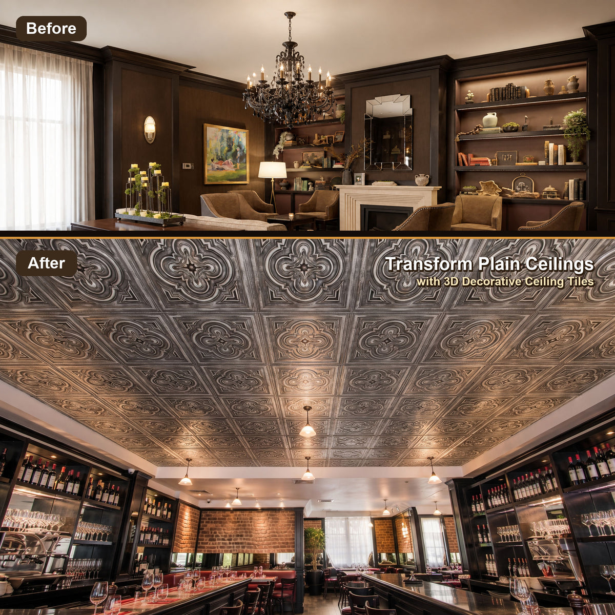 PAINTSDECOR PL36 Antique tin ceiling tiles