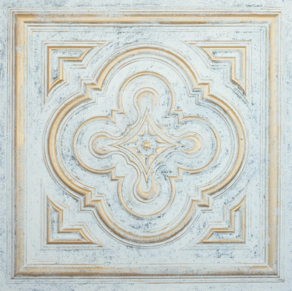 PAINTSDECOR PL36 Aged white gold ceiling tiles