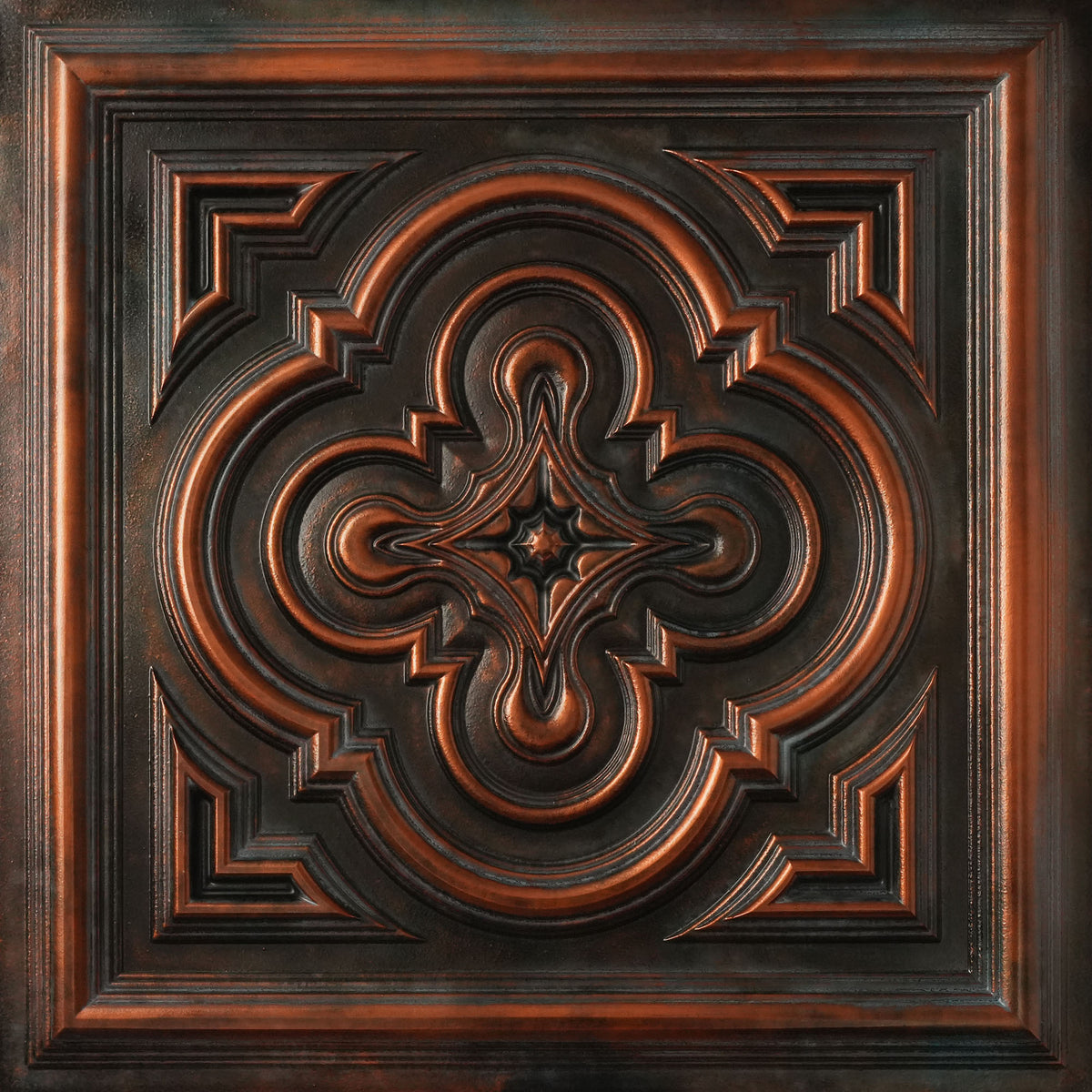 PAINTSDECOR PL36 Blackened Copper ceiling tiles