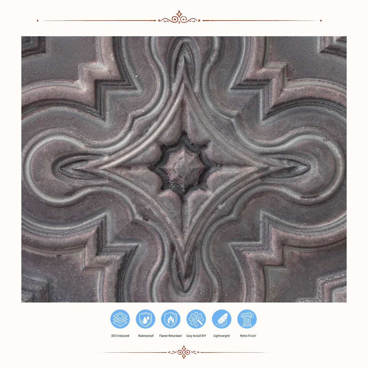 PAINTSDECOR PL36 Driftwood ceiling tiles