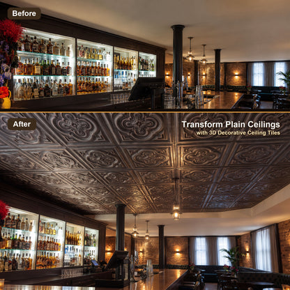 PAINTSDECOR PL36 Driftwood ceiling tiles