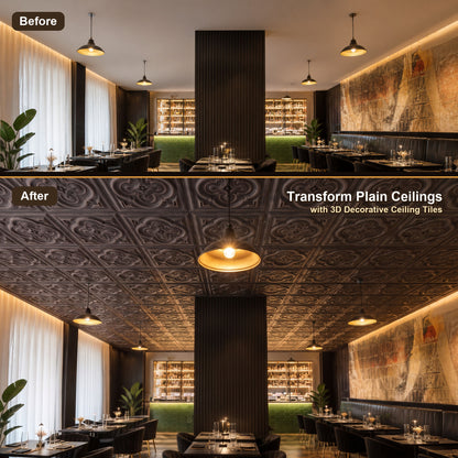 PAINTSDECOR PL36 Driftwood ceiling tiles