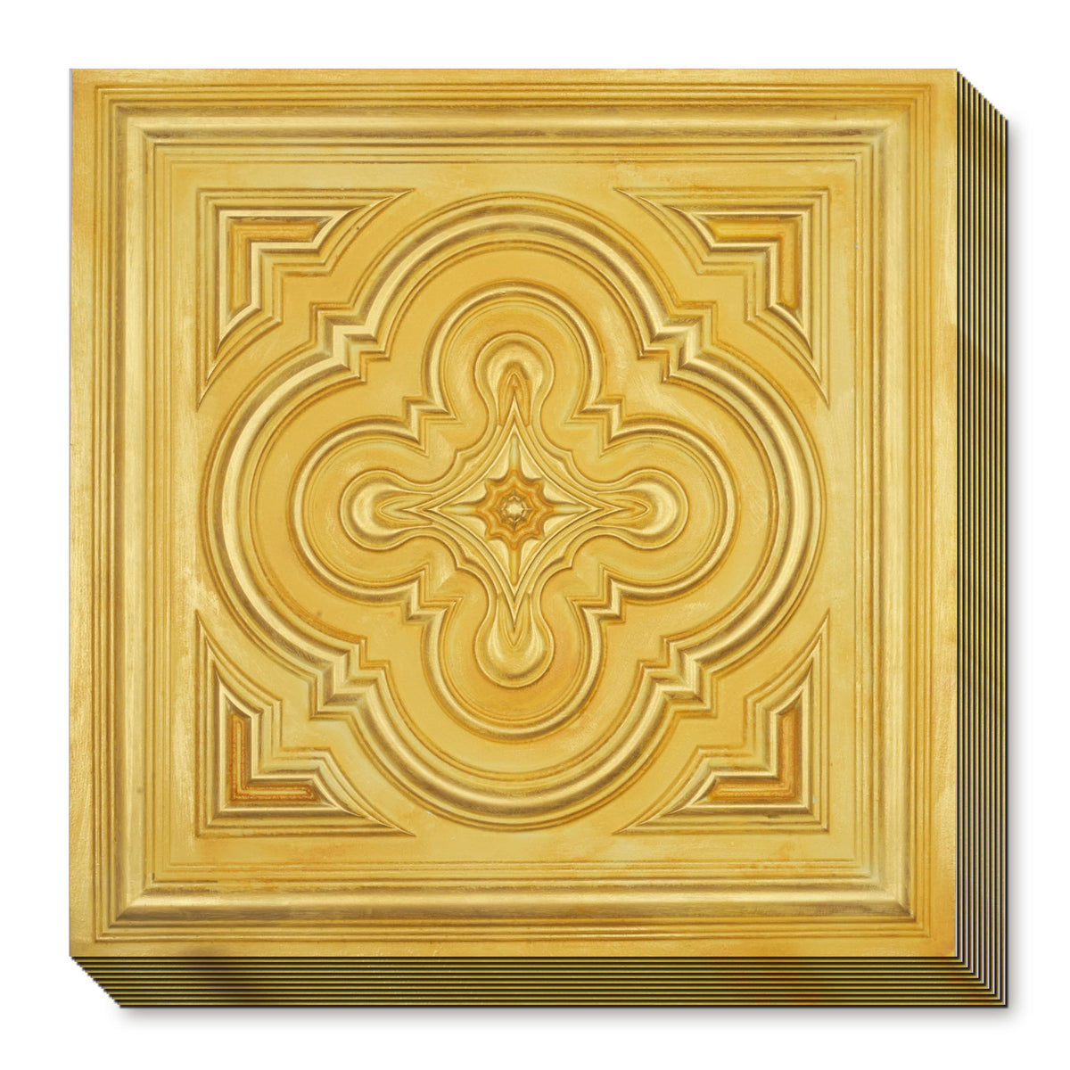 PAINTSDECOR PL36 Golden ceiling tiles