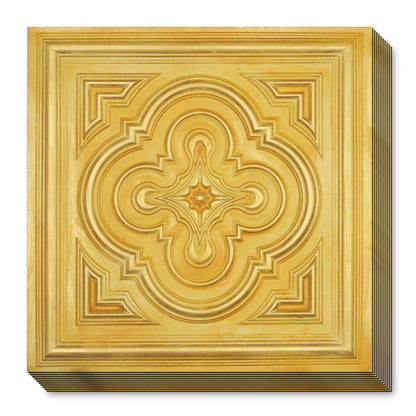 PAINTSDECOR PL36 Golden ceiling tiles
