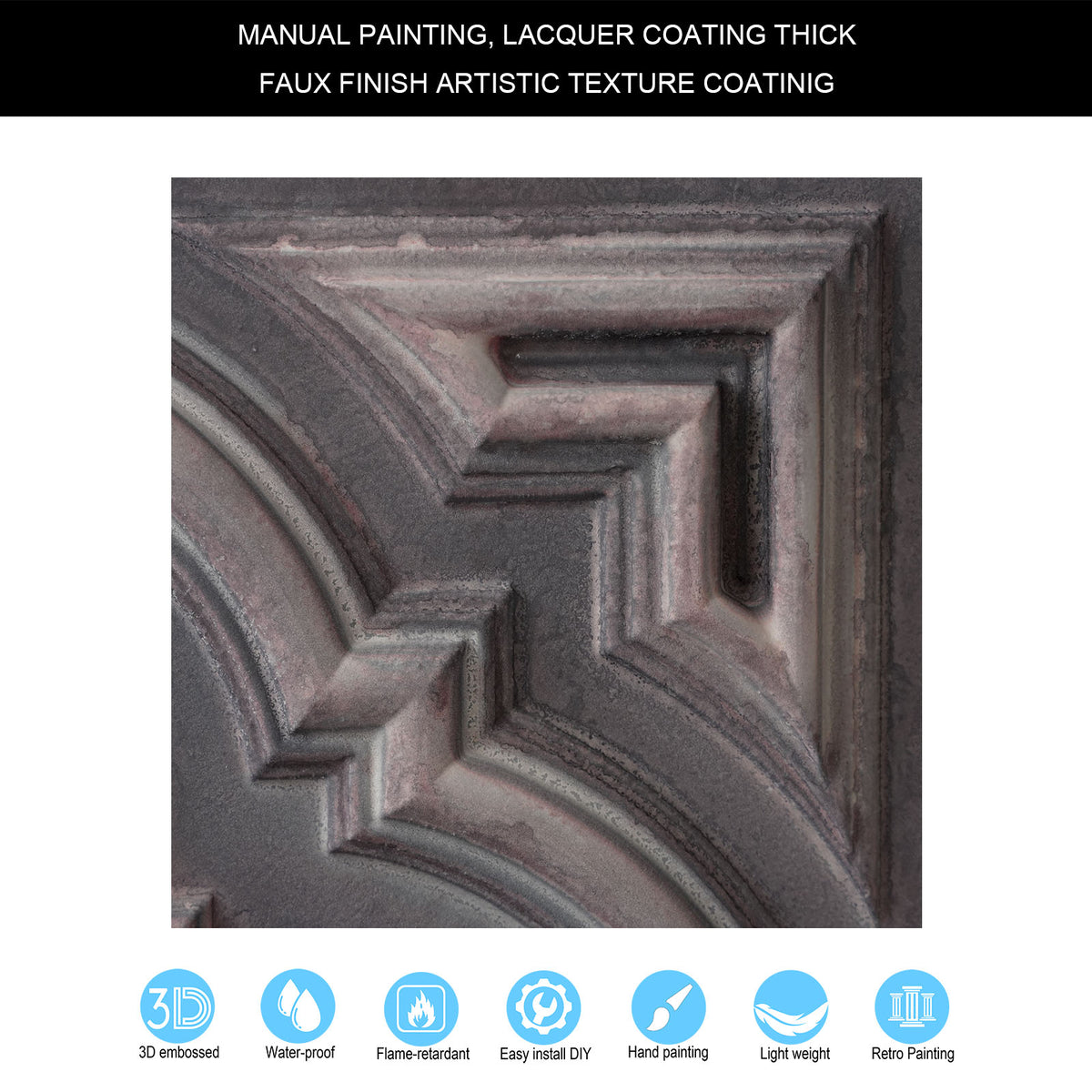 PAINTSDECOR PL36 Driftwood ceiling tiles
