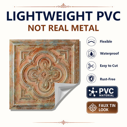 PAINTSDECOR PL36 Palazzo Clay ceiling tiles